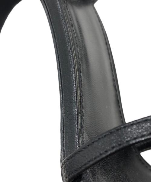 TORY BURCH（トリーバーチ）TORY BURCH (トリーバーチ) CRYSTAL STRAPPY HEELED SANDAL ブラック サイズ:8Mの古着・服飾アイテム