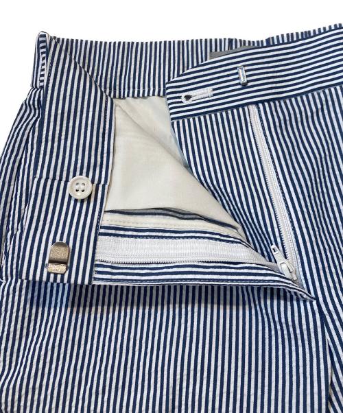 theory luxe（セオリーリュクス）theory luxe (セオリーリュクス) SEERSUCKER STRIPE CAROL 2 ブルー サイズ:Sの古着・服飾アイテム