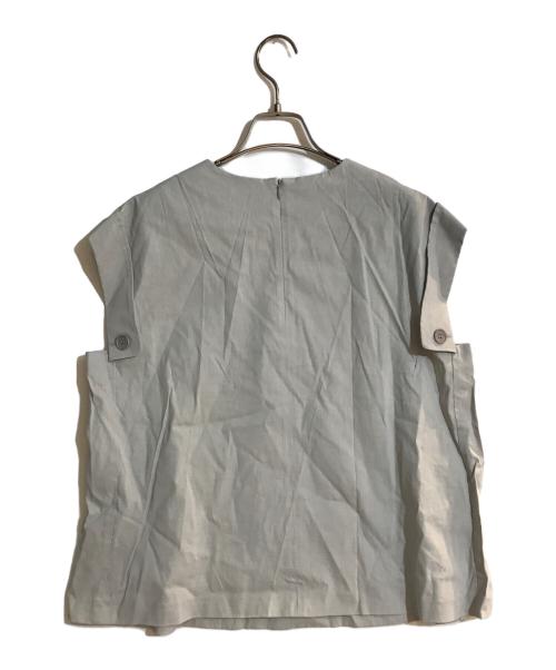 theory luxe（セオリーリュクス）theory luxe (セオリーリュクス) CRISP LINEN LEON/ クリスプリネンレオン グレー サイズ:38の古着・服飾アイテム