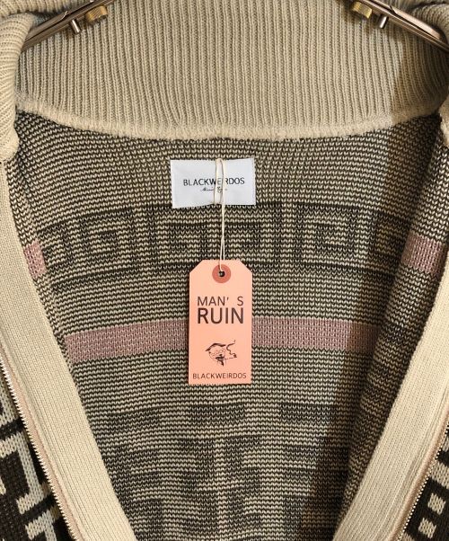 Black Weirdos（ブラック ウィドース）Black Weirdos (ブラック ウィドース) 24AW DUDE CAUCHAN SWEATER/24AWデュードカウチンセーター ベージュ サイズ:Lの古着・服飾アイテム