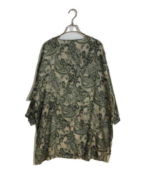 Acne studios（アクネ ストゥディオス）ACNE STUDIOS (アクネ ストゥディオス) ペイズリープリントチュニック グリーン サイズ:34の古着・服飾アイテム