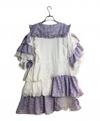 Jamie エーエヌケージェイミーエーエヌケー）の古着「リメイクワンピース」｜パープル