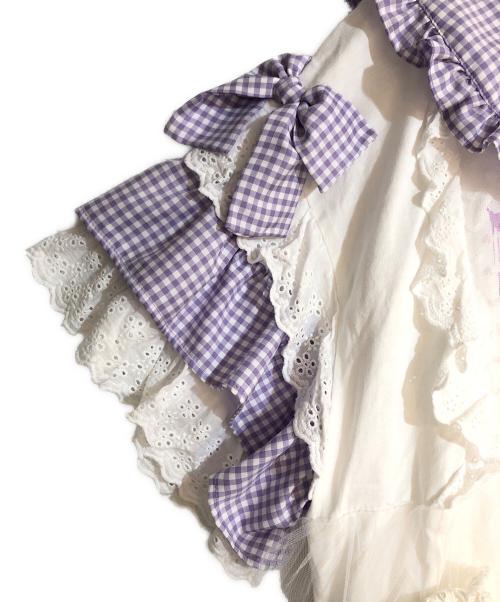 Jamie エーエヌケー（ジェイミーエーエヌケー）Jamie エーエヌケー (ジェイミーエーエヌケー) リメイクワンピース パープル サイズ:Mの古着・服飾アイテム