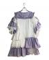 Jamie エーエヌケー（ジェイミーエーエヌケー）の古着「リメイクワンピース」｜パープル
