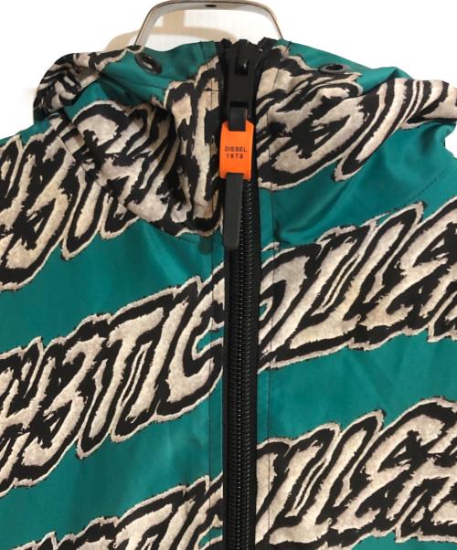 DIESEL（ディーゼル）DIESEL (ディーゼル) J-SABORU ナイロンジャケット グリーン サイズ:XSの古着・服飾アイテム