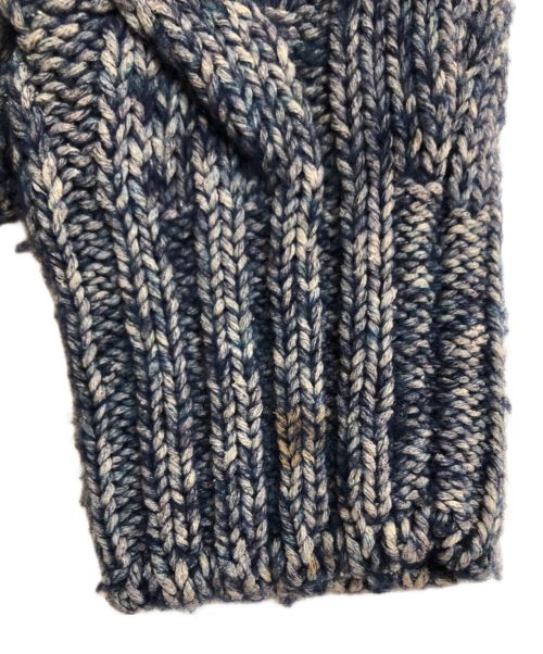 GRAN SASSO（グランサッソ）GRAN SASSO (グランサッソ) シルク混タートルネックニット ネイビー サイズ:44の古着・服飾アイテム