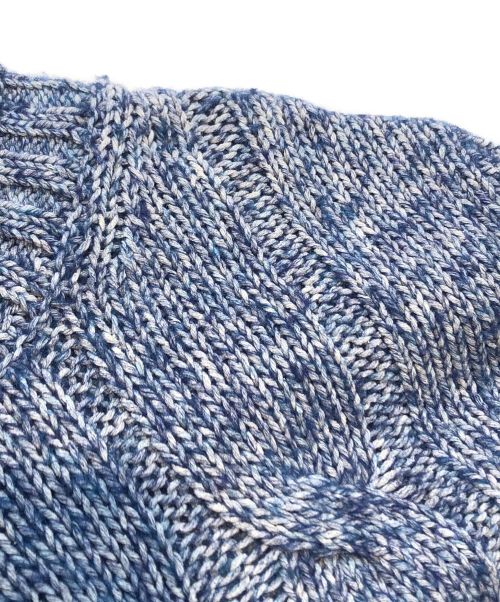 GRAN SASSO（グランサッソ）GRAN SASSO (グランサッソ) シルク混タートルネックニット ネイビー サイズ:44の古着・服飾アイテム