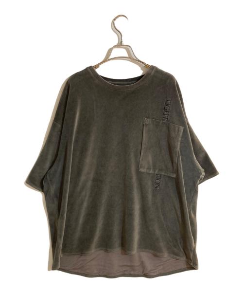 TIGHTBOOTH PRODUCTION（タイトブースプロダクション）TIGHTBOOTH PRODUCTION (タイトブースプロダクション) STRAIGHT UP CIMA S/S グレー サイズ:Lの古着・服飾アイテム