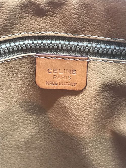 CELINE（セリーヌ）CELINE (セリーヌ) オールドマカダムミニボストンバッグ ブラウンの古着・服飾アイテム
