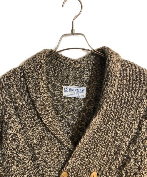 INVERALLAN（インバーアラン）INVERALLAN (インバーアラン) A6ニットカーディガン ブラウン サイズ:不明の古着・服飾アイテム