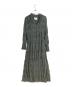AMERI（アメリ）の古着「SHIRRING PLEATS DRESS」｜グリーン