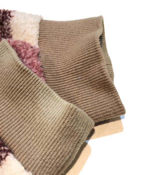 BLUE LABEL CRESTBRIDGE（ブルーレーベルクレストブリッジ）BLUE LABEL CRESTBRIDGE (ブルーレーベルクレストブリッジ) ブルーレーベルチェック ボアジップパーカー ピンク サイズ:38の古着・服飾アイテム