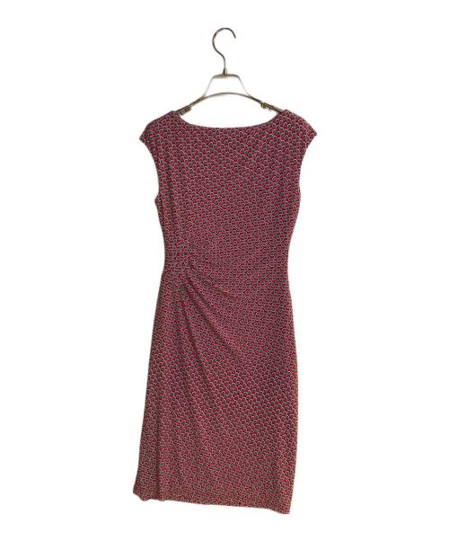 LAUREN RALPH LAUREN（ローレンラルフローレン）LAUREN RALPH LAUREN (ローレンラルフローレン) ノースリーブワンピース ピンク サイズ:2の古着・服飾アイテム