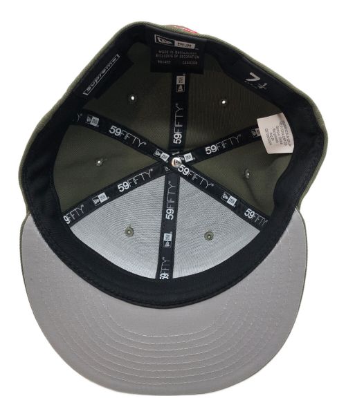 SUPREME（シュプリーム）SUPREME (シュプリーム) New Era (ニューエラ) キャップ MISTER CARTOON  NEW ERA CAP サイズ:７1/4の古着・服飾アイテム