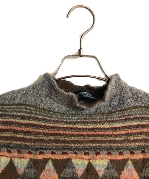 M.&KYOKO（エムアンドキョウコ）M.&KYOKO (エムアンドキョウコ) ウールシルク ハイネック3Dニット マルチカラー サイズ:2の古着・服飾アイテム