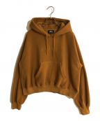 stussyステューシー）の古着「BRISTOL POLAR FLEECE HOODIE」｜ベージュ