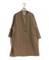 BEARDSLEY（ビアズリー）の古着「ノーカラーコート」｜ベージュ