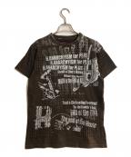 h.NAOTOエイチナオト）の古着「パンチングTシャツ」｜ブラウン