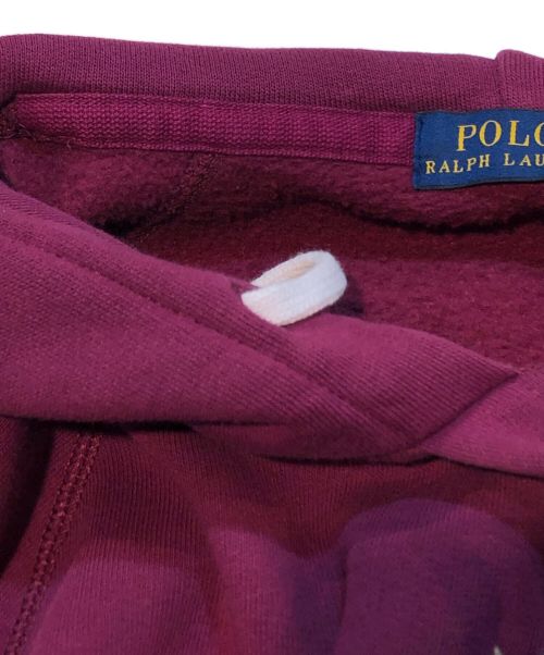 POLO RALPH LAUREN（ポロ・ラルフローレン）POLO RALPH LAUREN (ポロ・ラルフローレン) ポニー刺繍ウラケパーカー パープル サイズ:XSの古着・服飾アイテム