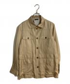 LANVIN COLLECTIONランバンコレクション）の古着「サファリジャケット」｜アイボリー