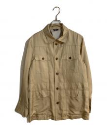 LANVIN COLLECTION（ランバンコレクション）の古着「サファリジャケット」｜アイボリー