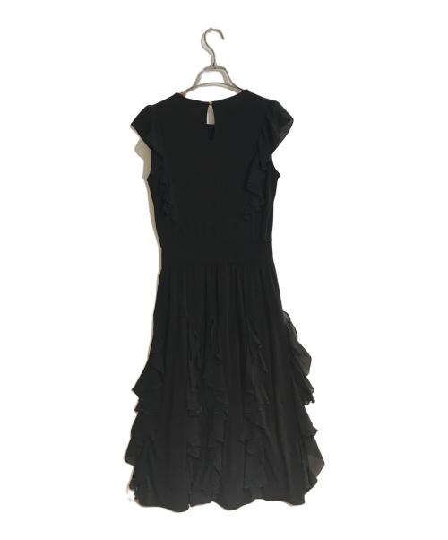 MICHAEL MICHAEL KORS（マイケル マイケルコース）MICHAEL MICHAEL KORS (マイケル マイケルコース) フリルノースリーブワンピース ブラック サイズ:S 未使用品の古着・服飾アイテム