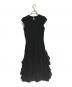 MICHAEL MICHAEL KORS (マイケル マイケルコース) フリルノースリーブワンピース ブラック サイズ:S 未使用品：4000円