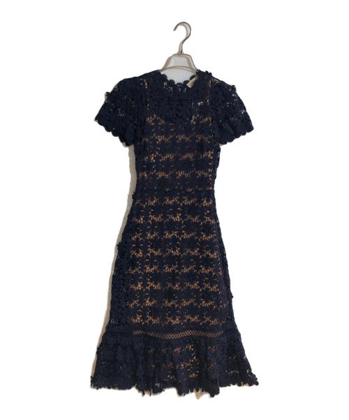MICHAEL MICHAEL KORS（マイケル マイケルコース）MICHAEL MICHAEL KORS (マイケル マイケルコース) カットワークレースワンピース ネイビー サイズ:XXS 未使用品の古着・服飾アイテム