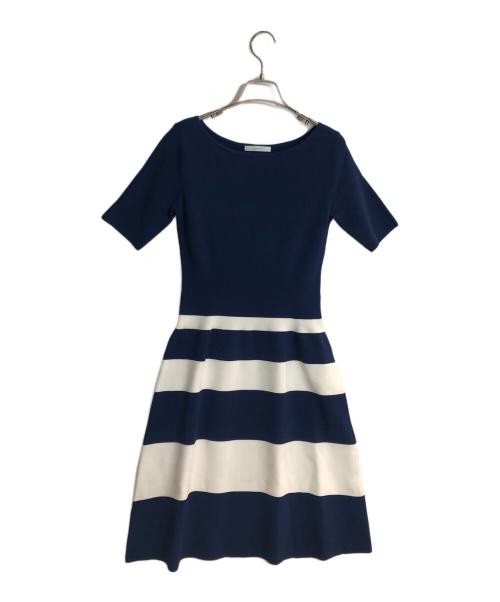 ANAYI（アナイ）ANAYI (アナイ) ニットワンピース ブルー サイズ:38の古着・服飾アイテム