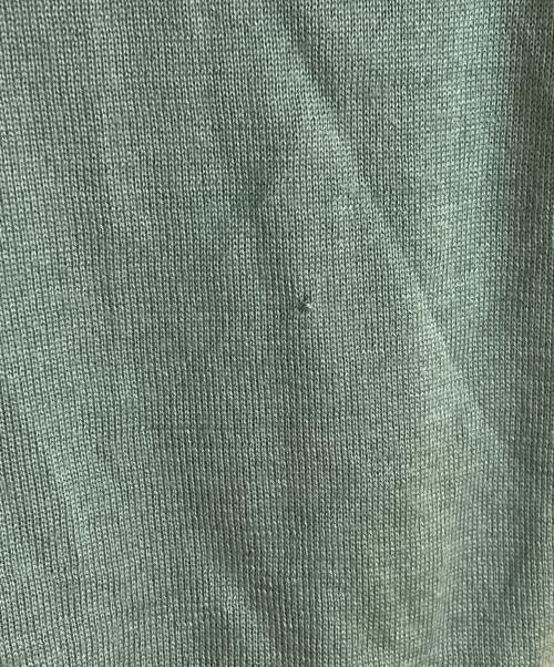 DRAWER（ドゥロワー）DRAWER (ドゥロワー) 18GカシミヤシルクVネックカーディガン グリーン サイズ:1の古着・服飾アイテム