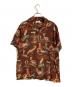 RADIALL（ラディアル）の古着「アロハシャツ」｜ブラウン