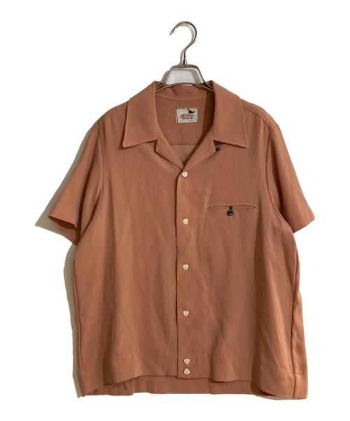 GANGSTERVILLE（ギャングスタービル）GANGSTERVILLE (ギャングスタービル) ボーリングシャツ ピンク サイズ:Lの古着・服飾アイテム