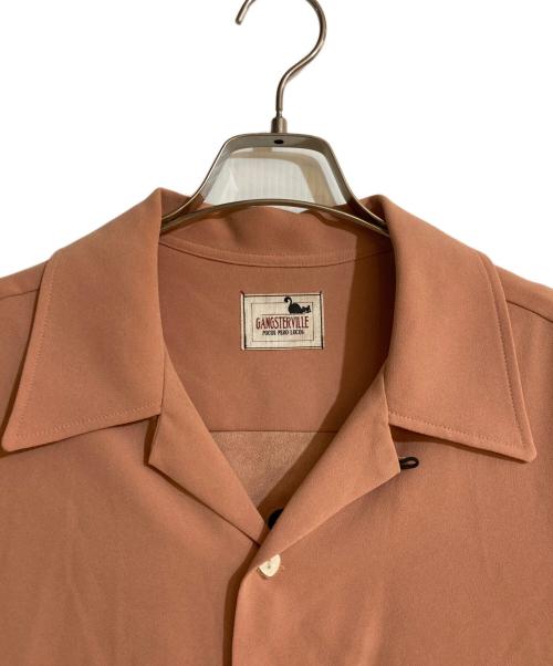 GANGSTERVILLE（ギャングスタービル）GANGSTERVILLE (ギャングスタービル) ボーリングシャツ ピンク サイズ:Lの古着・服飾アイテム