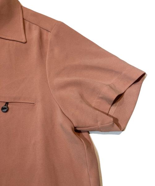 GANGSTERVILLE（ギャングスタービル）GANGSTERVILLE (ギャングスタービル) ボーリングシャツ ピンク サイズ:Lの古着・服飾アイテム