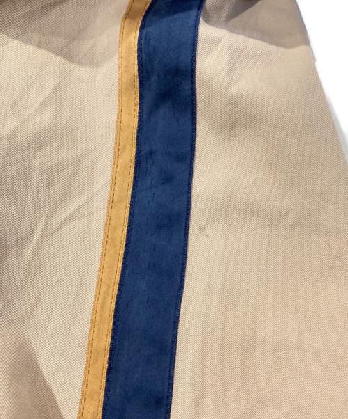 BED J.W. FORD（ベッドフォード）BED J.W. FORD (ベッドフォード) サイドラインパンツ カーキ×ネイビー サイズ:2の古着・服飾アイテム