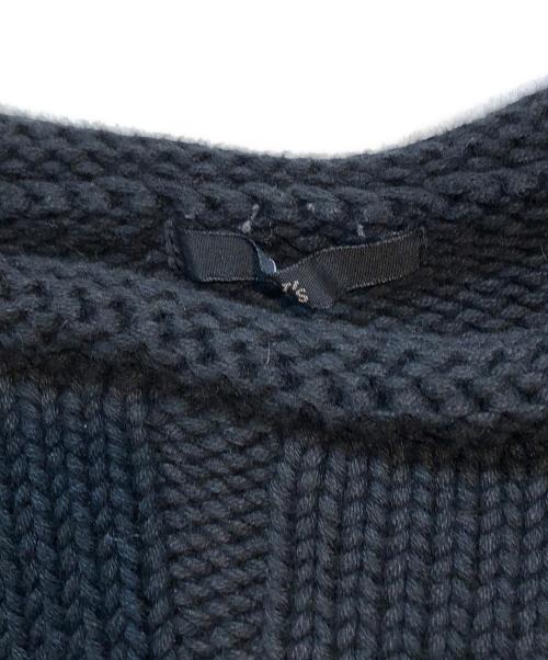 Y's（ワイズ）Y's (ワイズ) 97SS アシンメトリーデザインニットトップス ブラック サイズ:不明の古着・服飾アイテム