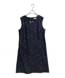 自由区（ジユウク）の古着「ノースリーブワンピース」｜ネイビー