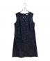 自由区（ジユウク）の古着「ノースリーブワンピース」｜ネイビー