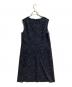 自由区 (ジユウク) ノースリーブワンピース ネイビー サイズ:46：5000円