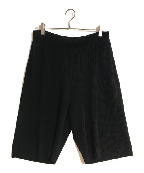 AURALEE（オーラリー）AURALEE (オーラリー) Super Hard Twist Rib Knit Shorts ブラック サイズ:5の古着・服飾アイテム