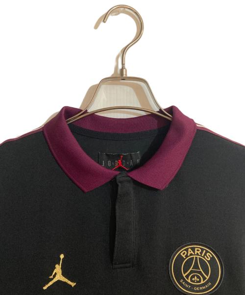 JORDAN（ジョーダン）JORDAN (ジョーダン) PSG TAPED ポロ ブラック サイズ:Mの古着・服飾アイテム