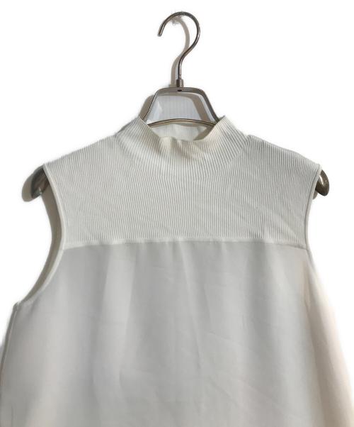 theory（セオリー）theory (セオリー) COMBO GGT RIB YOKE SHL J ホワイト サイズ:S 未使用品の古着・服飾アイテム