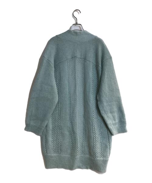 ne quittez pas（ヌキテパ）ne quittez pas (ヌキテパ) ウールモヘヤ カ－ディガン グリーン サイズ:不明の古着・服飾アイテム
