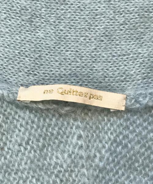 ne quittez pas（ヌキテパ）ne quittez pas (ヌキテパ) ウールモヘヤ カ－ディガン グリーン サイズ:不明の古着・服飾アイテム