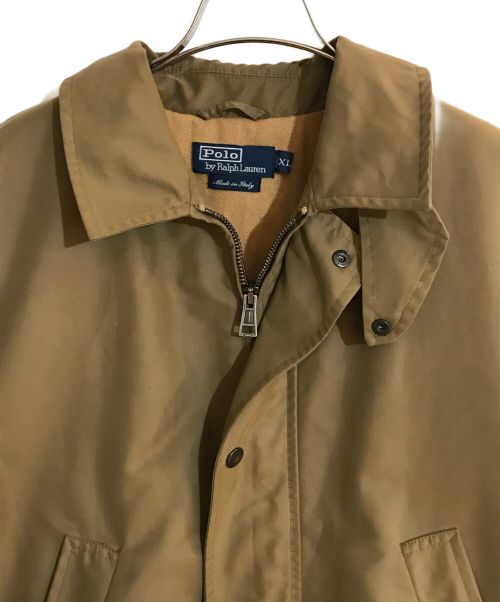 POLO RALPH LAUREN（ポロ・ラルフローレン）POLO RALPH LAUREN (ポロ・ラルフローレン) イタリアメイドハンティングジャケット ベージュ サイズ:XLの古着・服飾アイテム