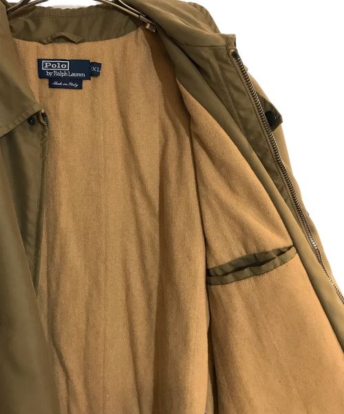 POLO RALPH LAUREN（ポロ・ラルフローレン）POLO RALPH LAUREN (ポロ・ラルフローレン) イタリアメイドハンティングジャケット ベージュ サイズ:XLの古着・服飾アイテム