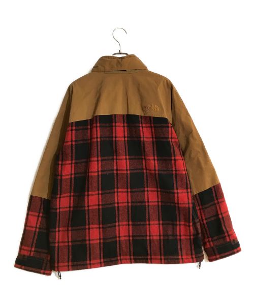 eYe COMME des GARCONS JUNYAWATANABE MAN（アイ コム デ ギャルソン ジュンヤ ワタナベ マン）eYe COMME des GARCONS JUNYAWATANABE MAN THE NORTH FACE (ザ ノース フェイス) Hydrena Plaid Jacket/ハイドレナジャケット ブラウン サイズ:Mの古着・服飾アイテム