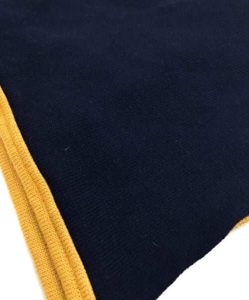 Vivienne Westwood（ヴィヴィアンウエストウッド）Vivienne Westwood (ヴィヴィアンウエストウッド) バイカラー スヌード ネイビー×オレンジ サイズ:FREEの古着・服飾アイテム