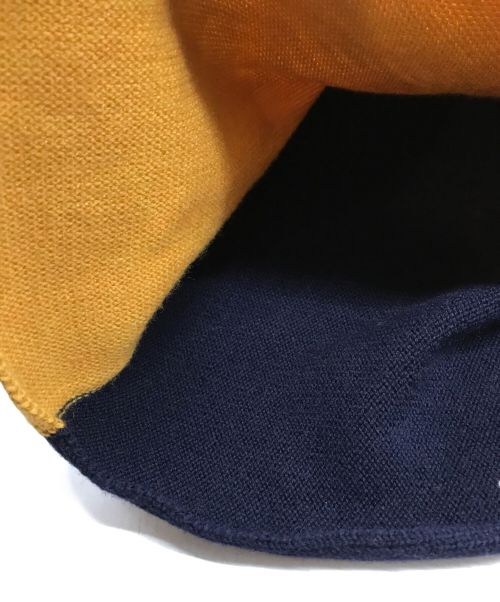 Vivienne Westwood（ヴィヴィアンウエストウッド）Vivienne Westwood (ヴィヴィアンウエストウッド) バイカラー スヌード ネイビー×オレンジ サイズ:FREEの古着・服飾アイテム