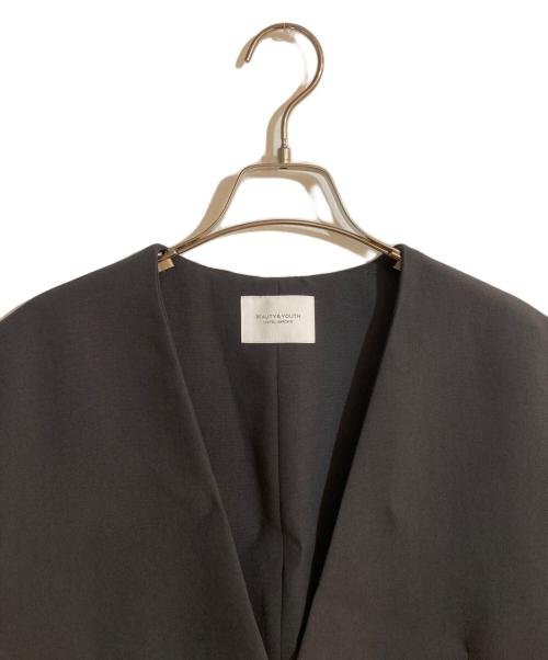 BEAUTY&YOUTH（ビューティーアンドユース）BEAUTY&YOUTH (ビューティーアンドユース) カラーレス ジレ ブラック サイズ:FREE 未使用品の古着・服飾アイテム
